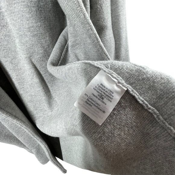 J. Crew Light Gray Colored Sophie Open Front Sweater Blazer - Picture 6 of 9